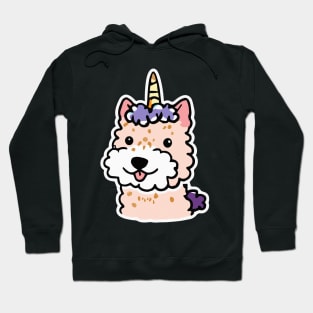 Unicorn Welsh Terrier Dog Owner Retro Kids Kids Funny Dog Hoodie